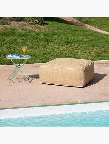 Pouf gonfiabile quadrato per esterni FORMENTERA