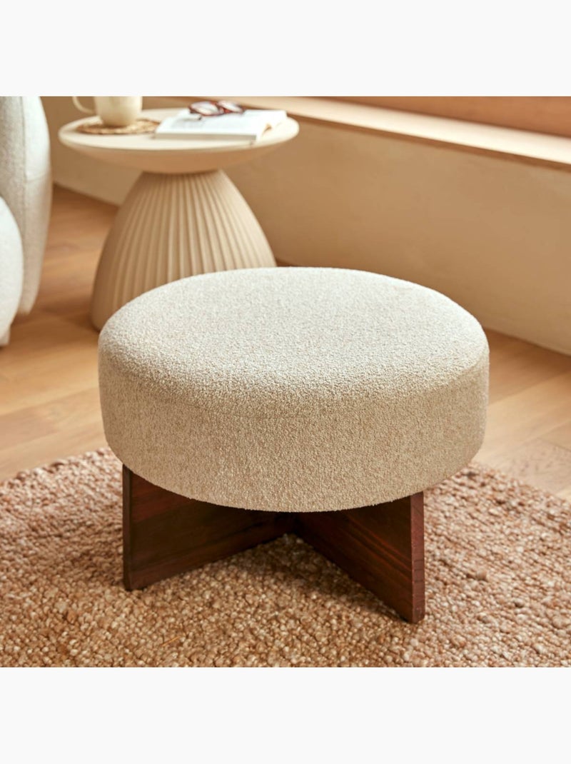 Pouf in argilla kayan Beige argilla - Kiabi