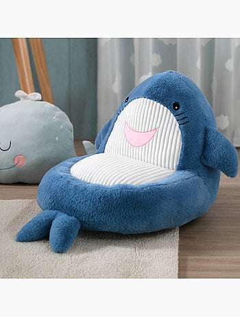 Pouf per bambini a forma di squalo