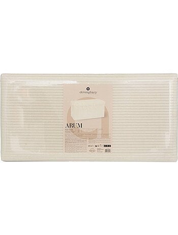 Pouf pieghevole arum avorio 76x38cm