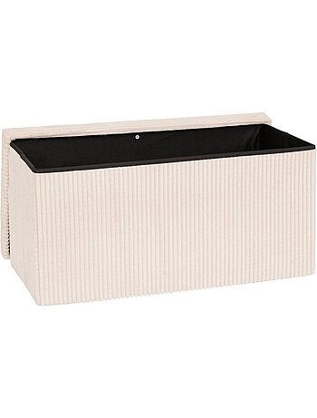 Pouf pieghevole arum avorio 76x38cm