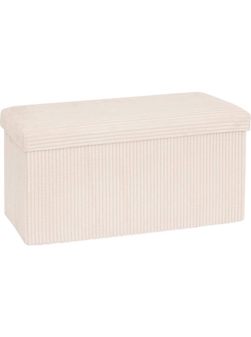 Pouf pieghevole arum avorio 76x38cm - Kiabi Pouf pieghevole arum avorio 76x38cm - Kiabi