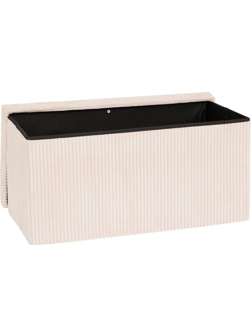 Pouf pieghevole arum avorio 76x38cm Avorio - Kiabi