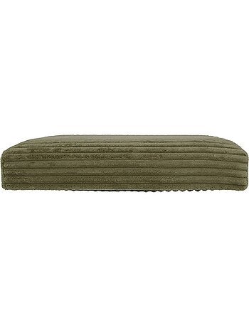 Pouf pieghevole arum verde cachi 38x38cm