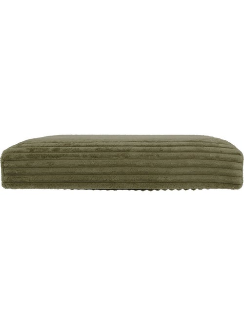 Pouf pieghevole arum verde cachi 38x38cm - Kiabi