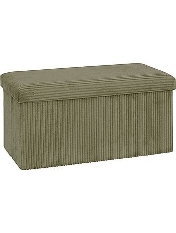 Pouf pieghevole arum avorio 76x38cm