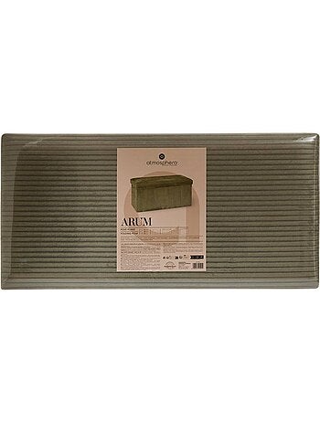 Pouf pieghevole arum avorio 76x38cm