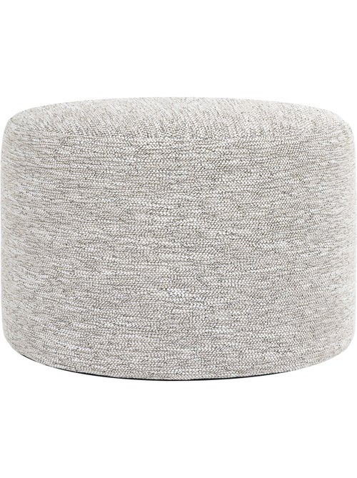 Pouf poggiapiedi rotondo milano in tessuto intrecciato - icon - Kiabi
