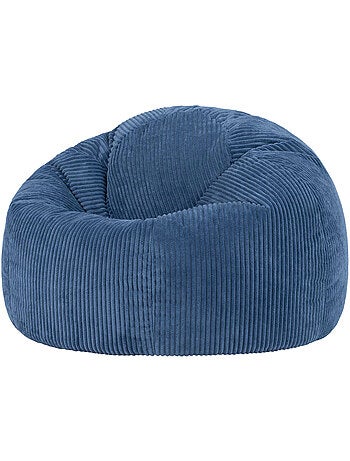 Pouf poltrona classico kingston in velluto a coste - icon