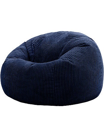 Pouf poltrona classico kingston in velluto a coste - icon