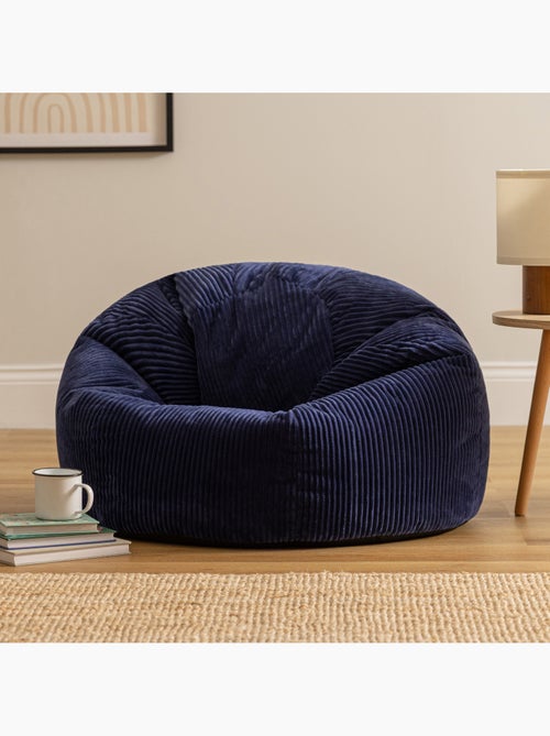Pouf poltrona classico kingston in velluto a coste - icon - Kiabi
