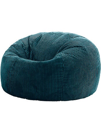 Pouf poltrona classico kingston in velluto a coste - icon
