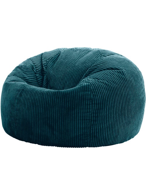 Pouf poltrona classico kingston in velluto a coste - icon - Kiabi