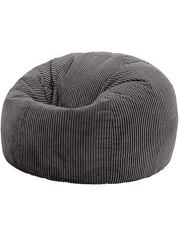 Pouf poltrona classico kingston in velluto a coste - icon