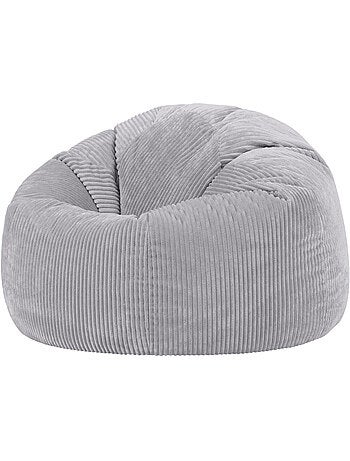 Pouf poltrona classico kingston in velluto a coste - icon