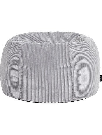 Pouf poltrona classico kingston in velluto a coste - icon