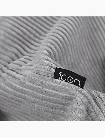 Pouf poltrona classico kingston in velluto a coste - icon