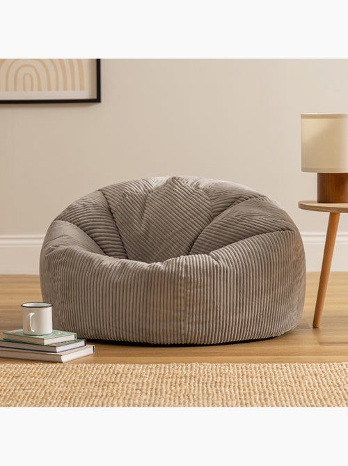 Pouf poltrona classico kingston in velluto a coste - icon - Kiabi