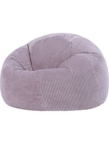 Pouf poltrona classico kingston in velluto a coste - icon