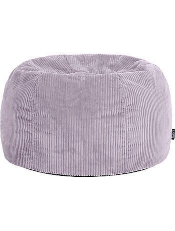 Pouf poltrona classico kingston in velluto a coste - icon