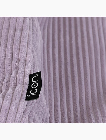 Pouf poltrona classico kingston in velluto a coste - icon