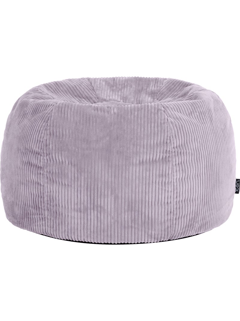Pouf poltrona classico kingston in velluto a coste - icon Malva lilla - Kiabi