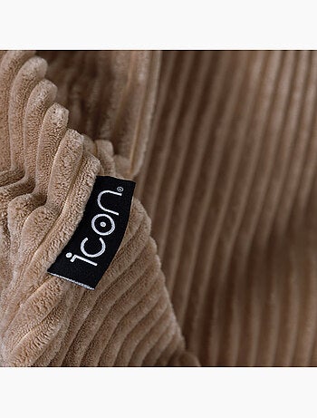 Pouf poltrona classico kingston in velluto a coste - icon