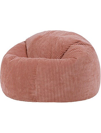 Pouf poltrona classico kingston in velluto a coste - icon