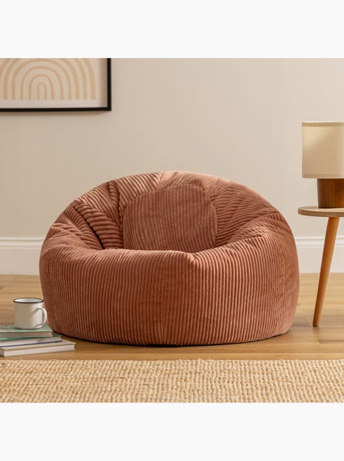 Pouf poltrona classico kingston in velluto a coste - icon - Kiabi