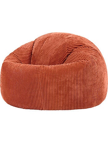 Pouf poltrona classico kingston in velluto a coste - icon