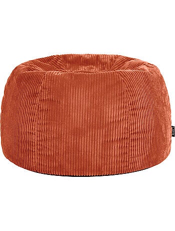 Pouf poltrona classico kingston in velluto a coste - icon