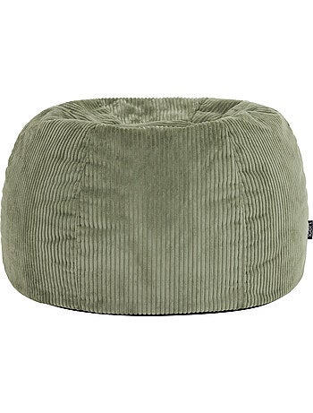 Pouf poltrona classico kingston in velluto a coste - icon