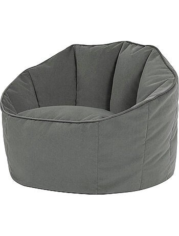 Pouf poltrona conchiglia sirena in velluto opaco - icon