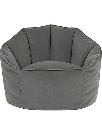 Pouf poltrona conchiglia sirena in velluto opaco - icon