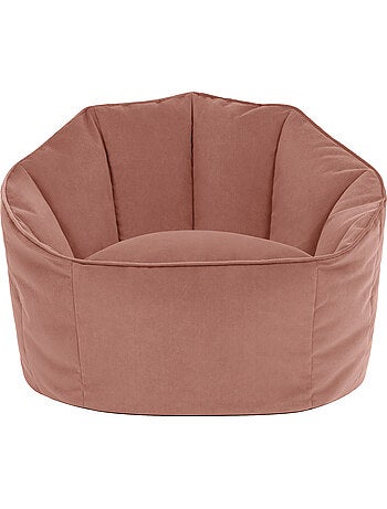 Pouf poltrona conchiglia sirena in velluto opaco - icon