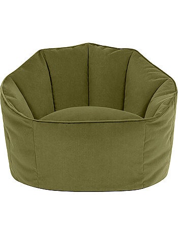 Pouf poltrona conchiglia sirena in velluto opaco - icon