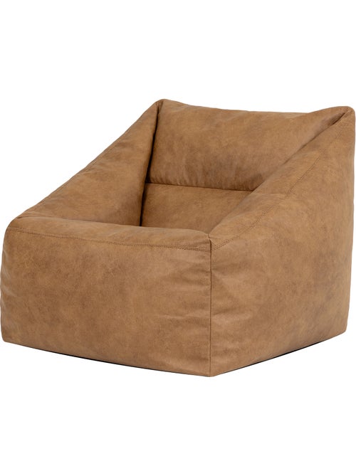 Pouf poltrona da salotto natalia in ecopelle vegana - icon - Kiabi