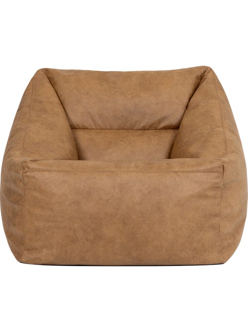 Pouf poltrona da salotto natalia in ecopelle vegana - icon - Kiabi
