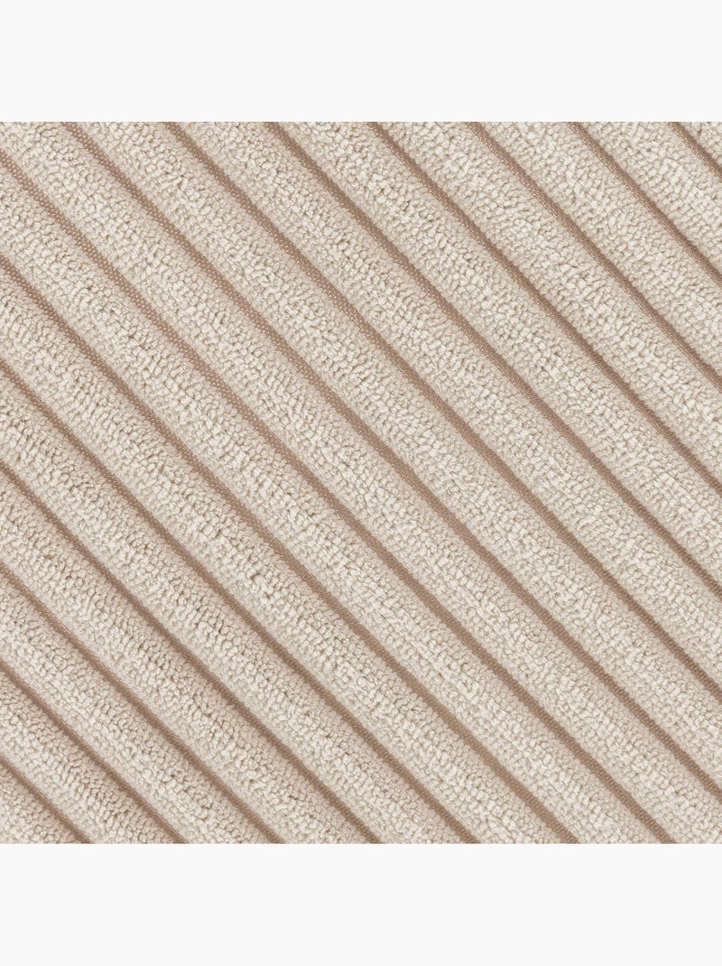 Pouf poltrona da salotto natalia in velluto a coste - icon Beige - Kiabi
