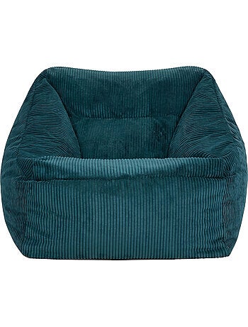 Pouf poltrona da salotto natalia in velluto a coste - icon