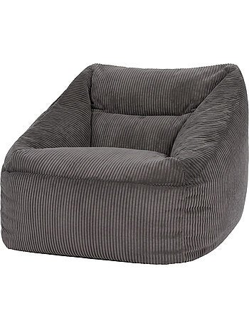 Pouf poltrona da salotto natalia in velluto a coste - icon