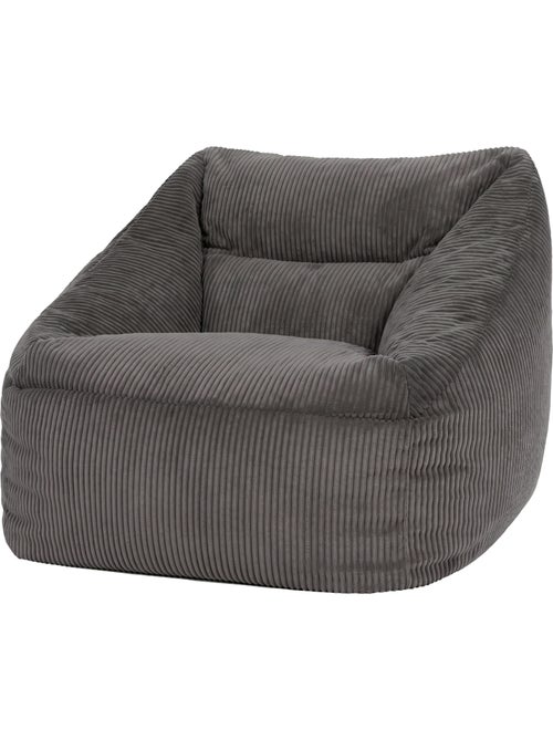Pouf poltrona da salotto natalia in velluto a coste - icon - Kiabi