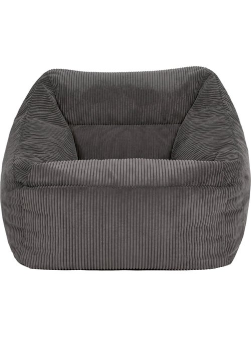 Pouf poltrona da salotto natalia in velluto a coste - icon - Kiabi