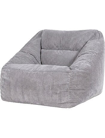 Pouf poltrona da salotto natalia in velluto a coste - icon