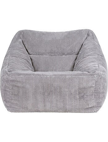 Pouf poltrona da salotto natalia in velluto a coste - icon