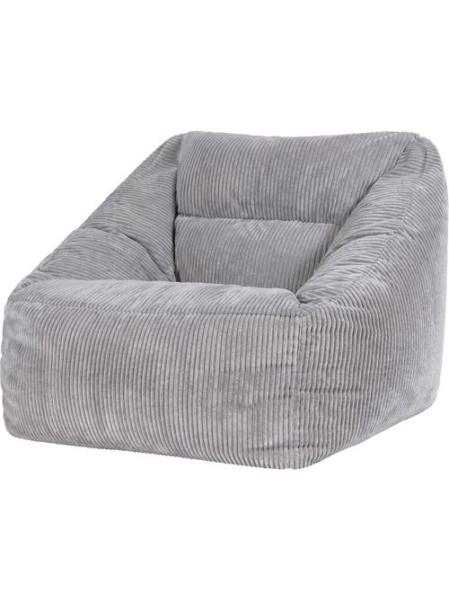 Pouf poltrona da salotto natalia in velluto a coste - icon - Kiabi