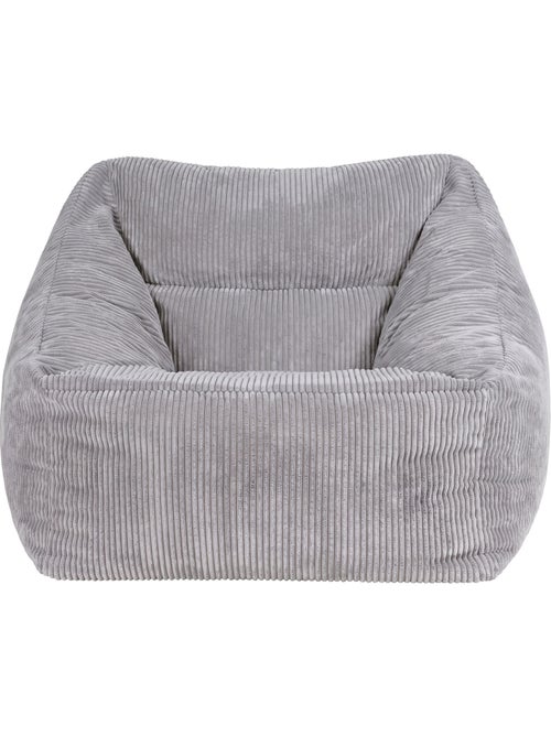 Pouf poltrona da salotto natalia in velluto a coste - icon - Kiabi