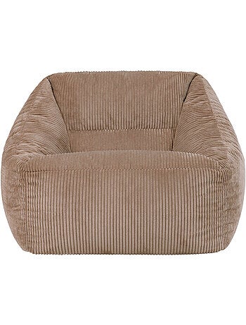 Pouf poltrona da salotto natalia in velluto a coste - icon