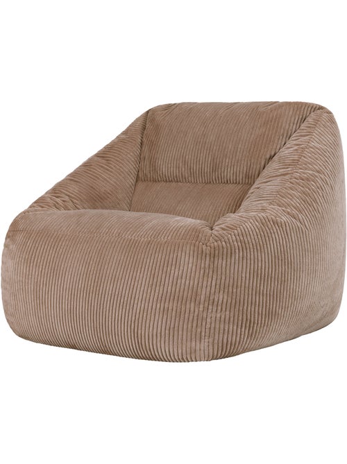 Pouf poltrona da salotto natalia in velluto a coste - icon - Kiabi
