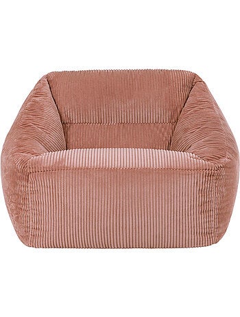 Pouf poltrona da salotto natalia in velluto a coste - icon